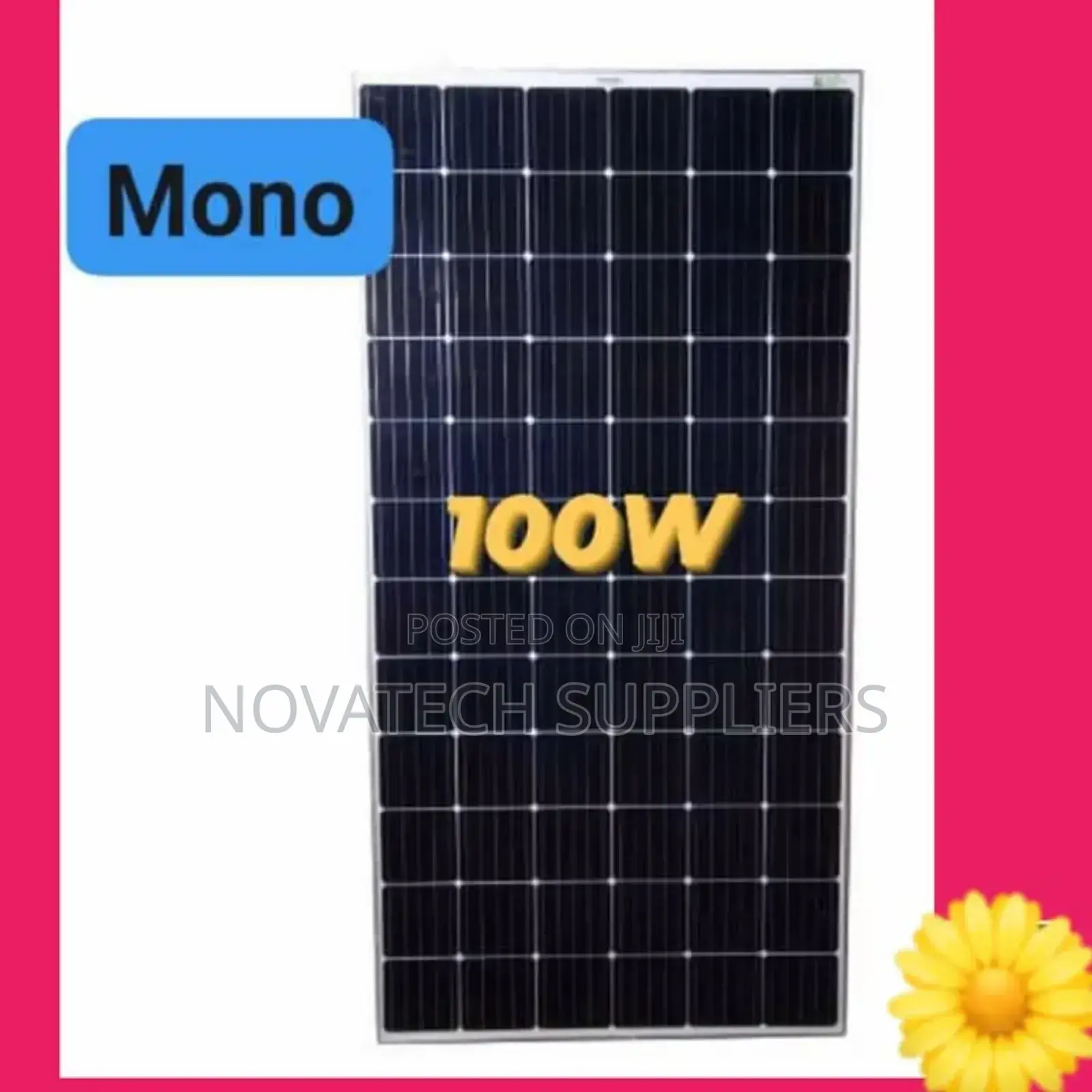 100W Mono Crystalline Solar Panels/ High Efficiency