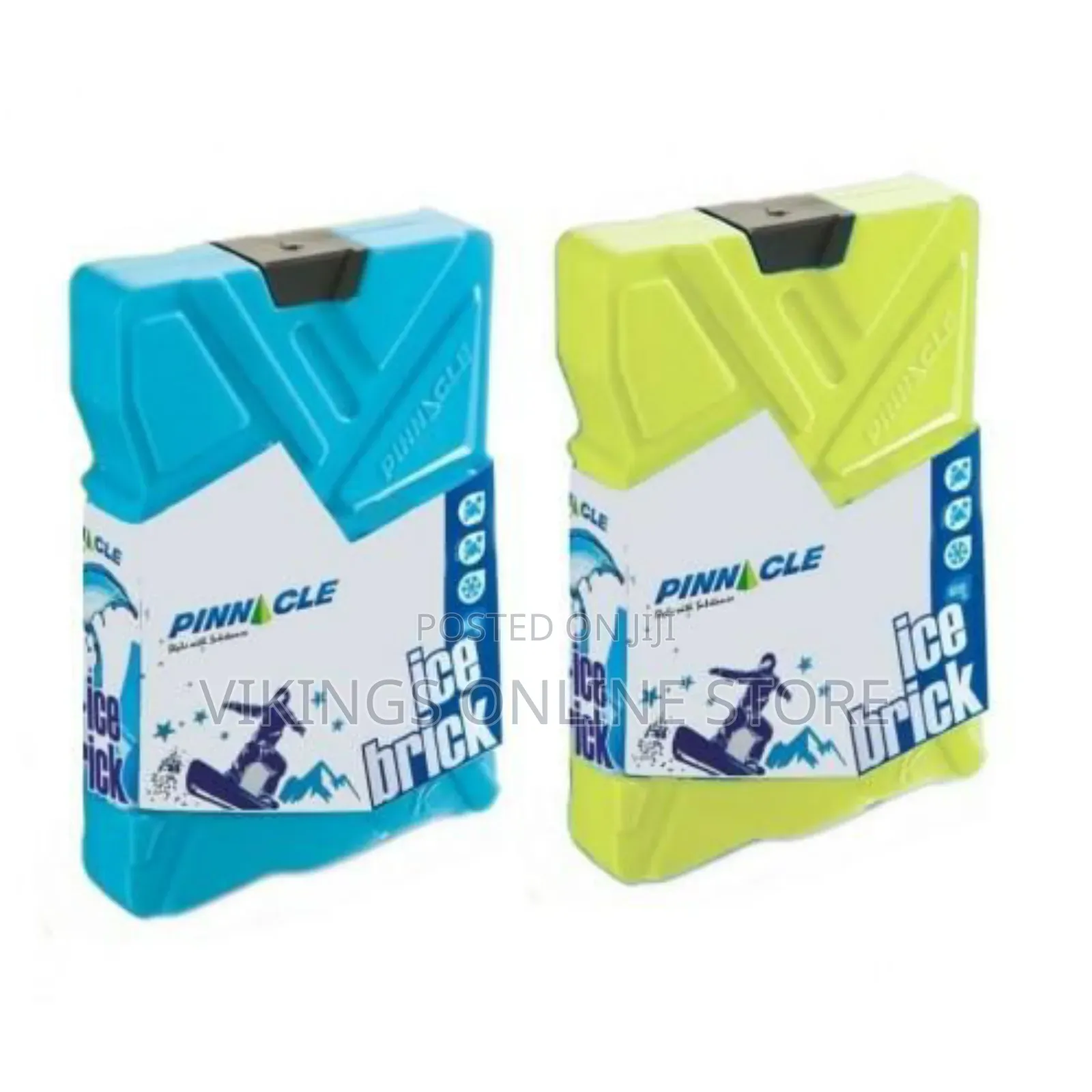 2 Pack Cooler Ice Packs Brick Freezer Block 600 Ml