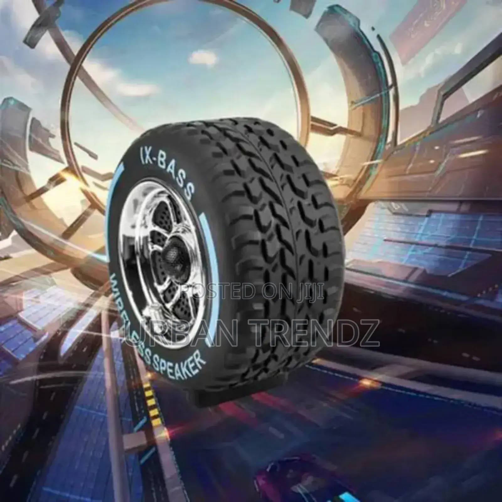 Wireless Portable Bluetooth Speaker Designed Like Acar Tire
