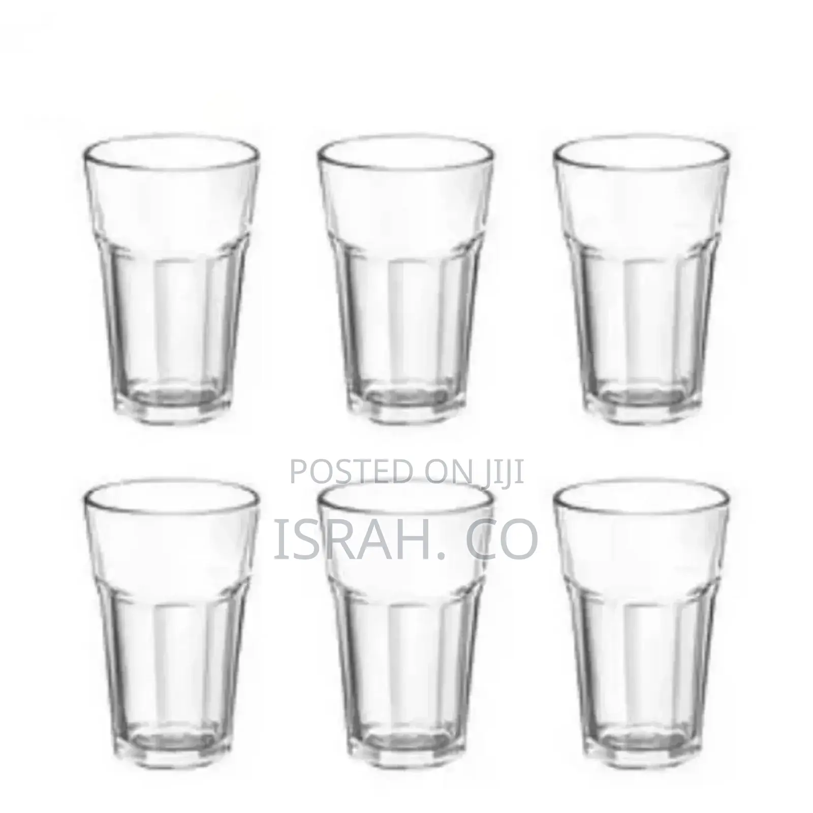 Luminarc 6 Pieces of Water Juice Glasses Cups Drinkware -