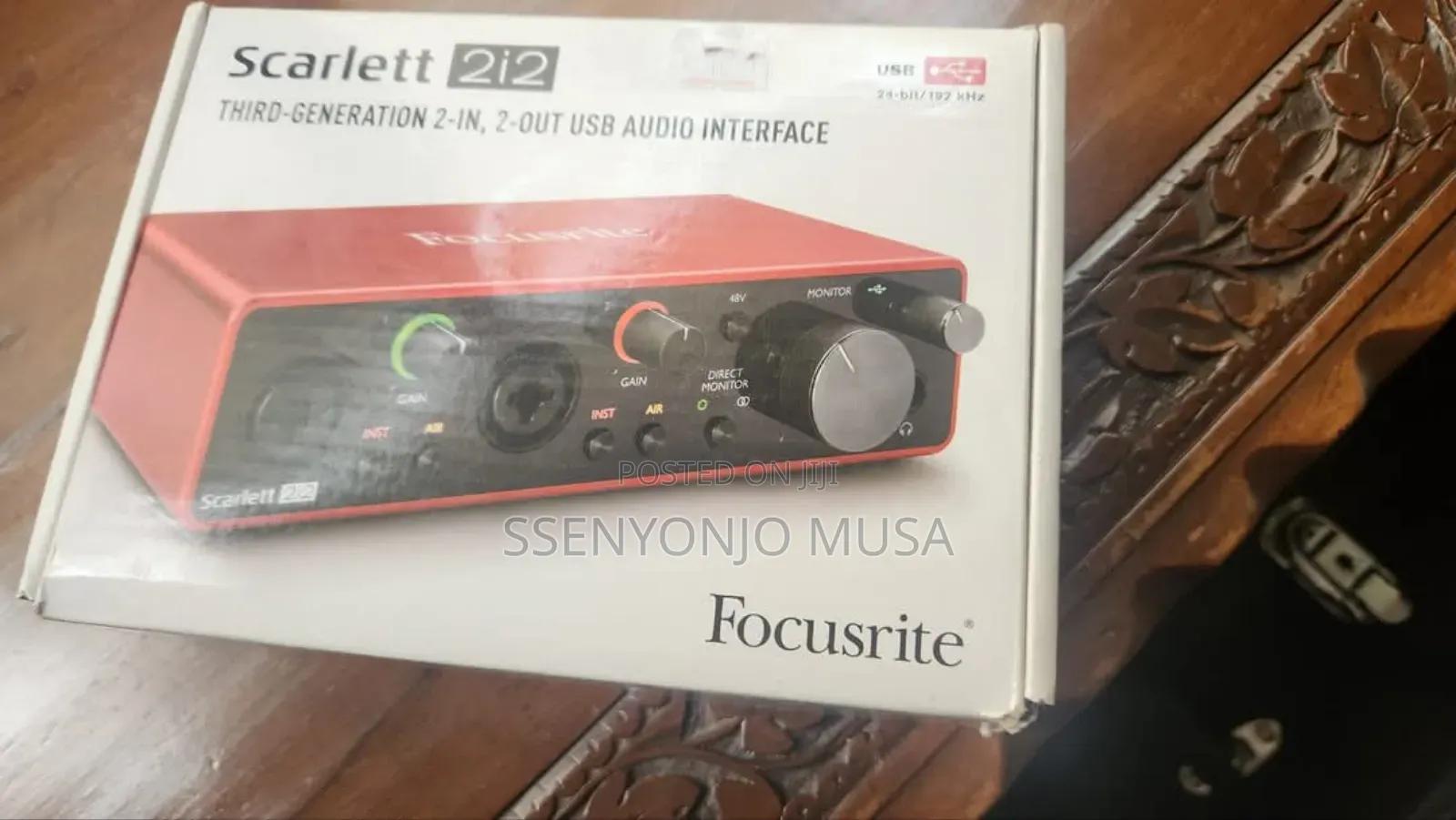 Focusrite Scarlett 2i2 3rd Gen | Usb Audio Interface-