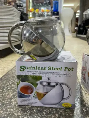 750ml Glass Stainless Steel Teapot