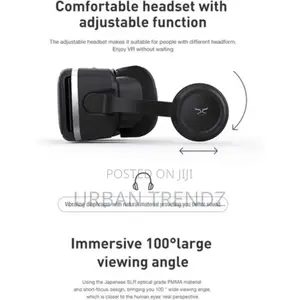 VR Headset With Headphones , FIYAPOO Virtual Reality