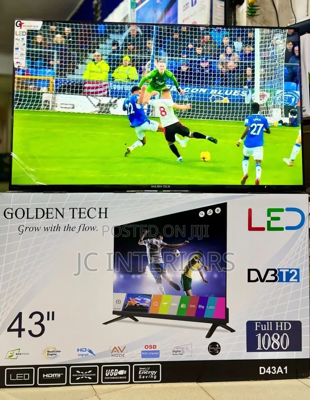 43 Goldentech Digital Frameless