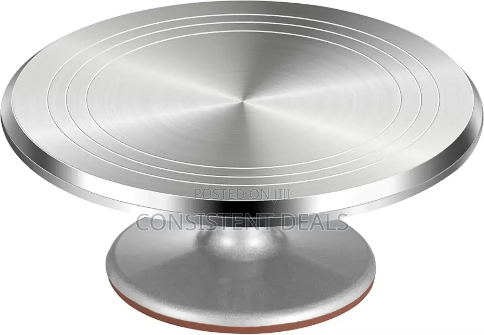 Metallic Cake Stand Turntable