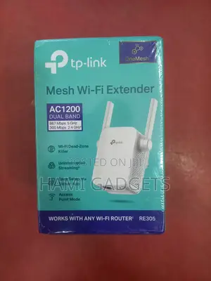 Tplink Mesh Wifi Extender AC1200 Dual Band Re305