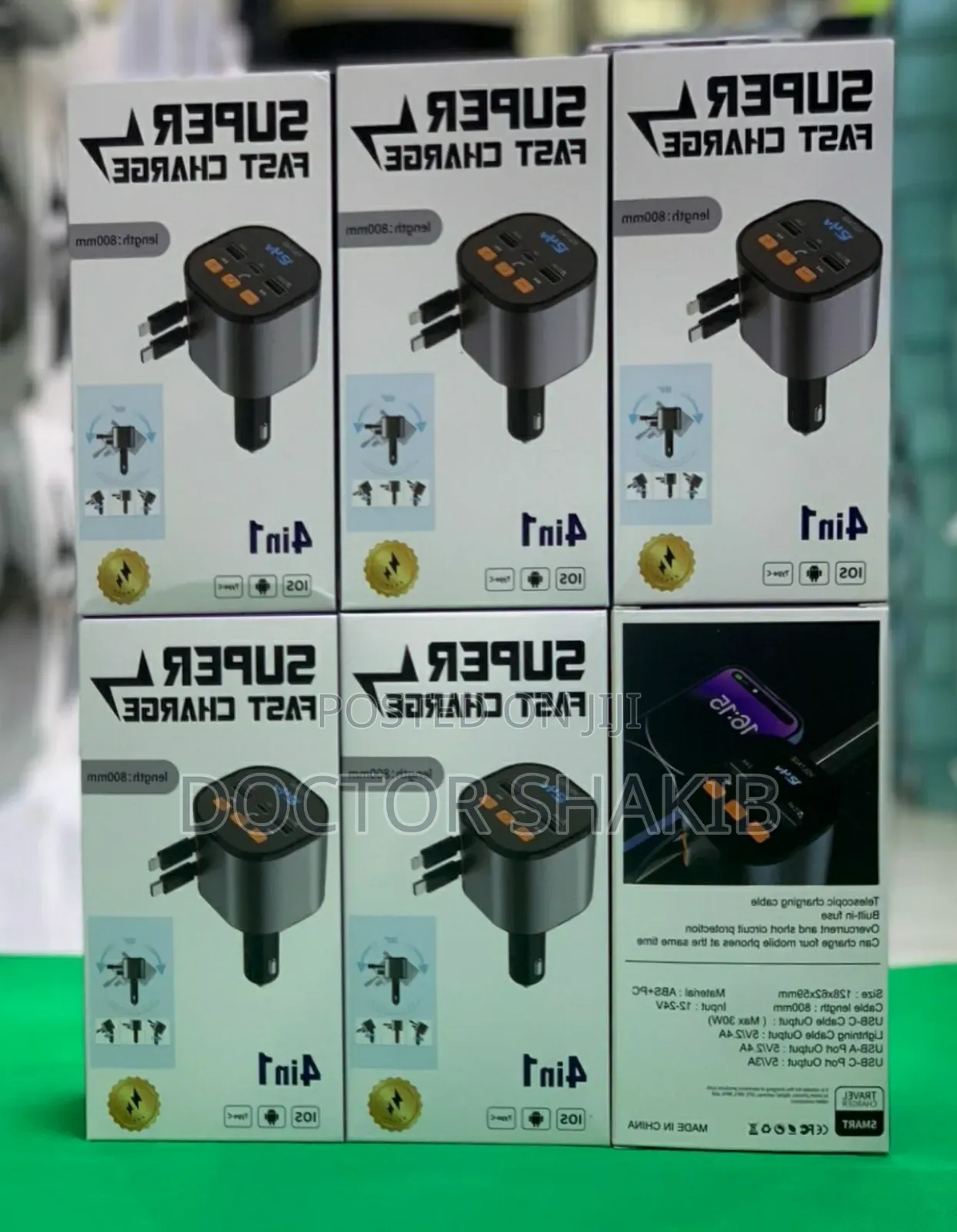 Quality 4 in 1 Super Fast Charge With MP3