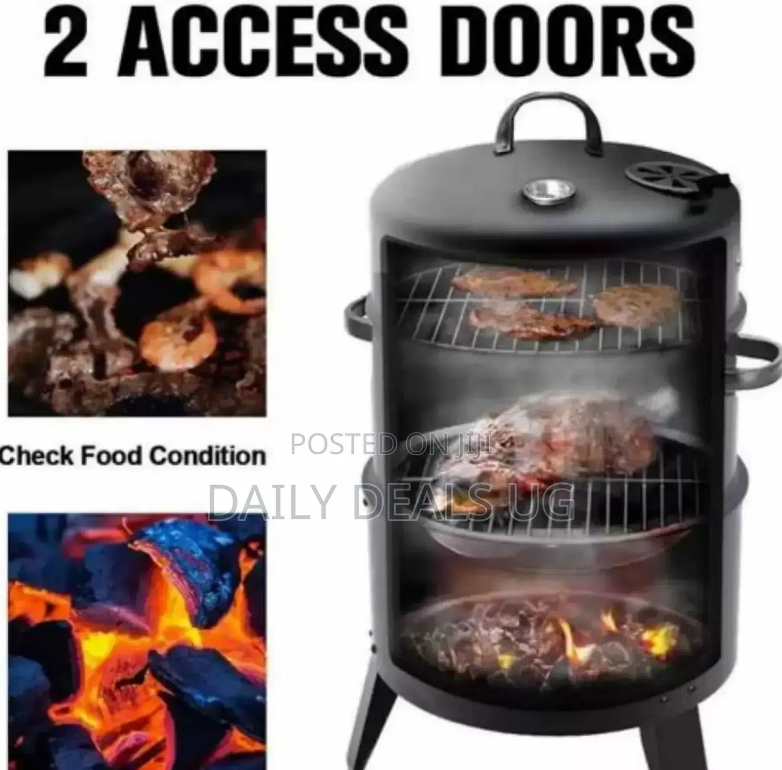 Round 2 Door BBQ Grill