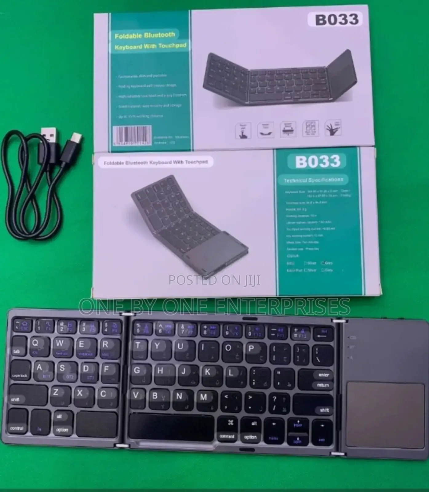 Foldable Wireless Bluetooth Keyboard