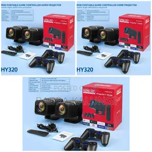 HY320 Mini Portable Game Controller Home Projector