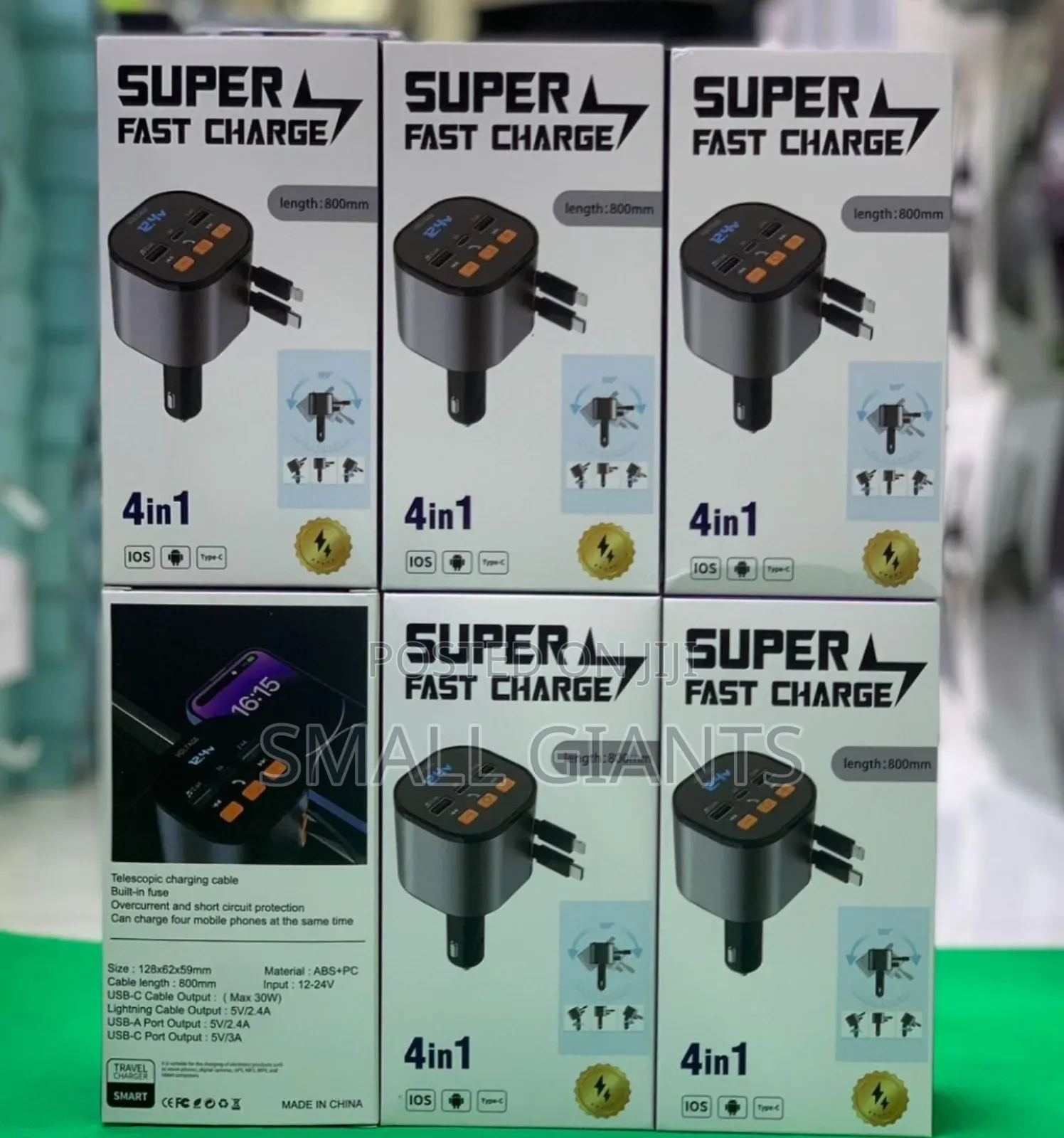 4 in 1 Super Fast Charge With MP3