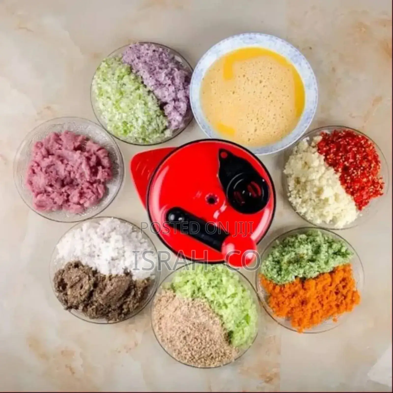 Manual Hand Pull Food Processor