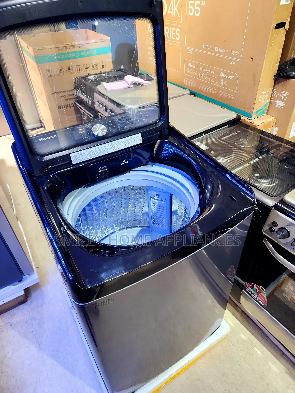 Original Hisense 17kgs Commercial Toploader Washing Machine