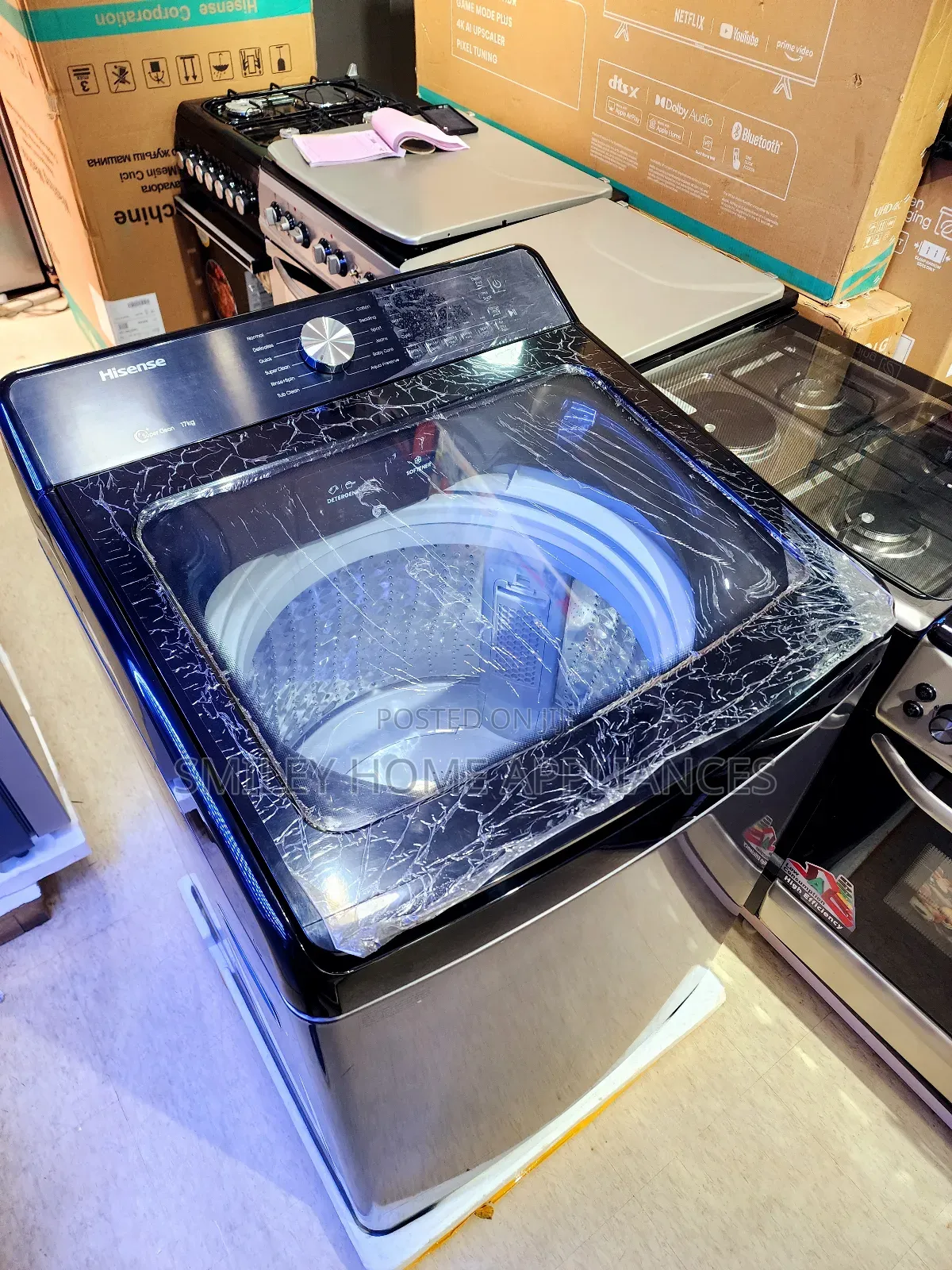 Newly Restocked Hisense 17kgs Toploader Washing Machine