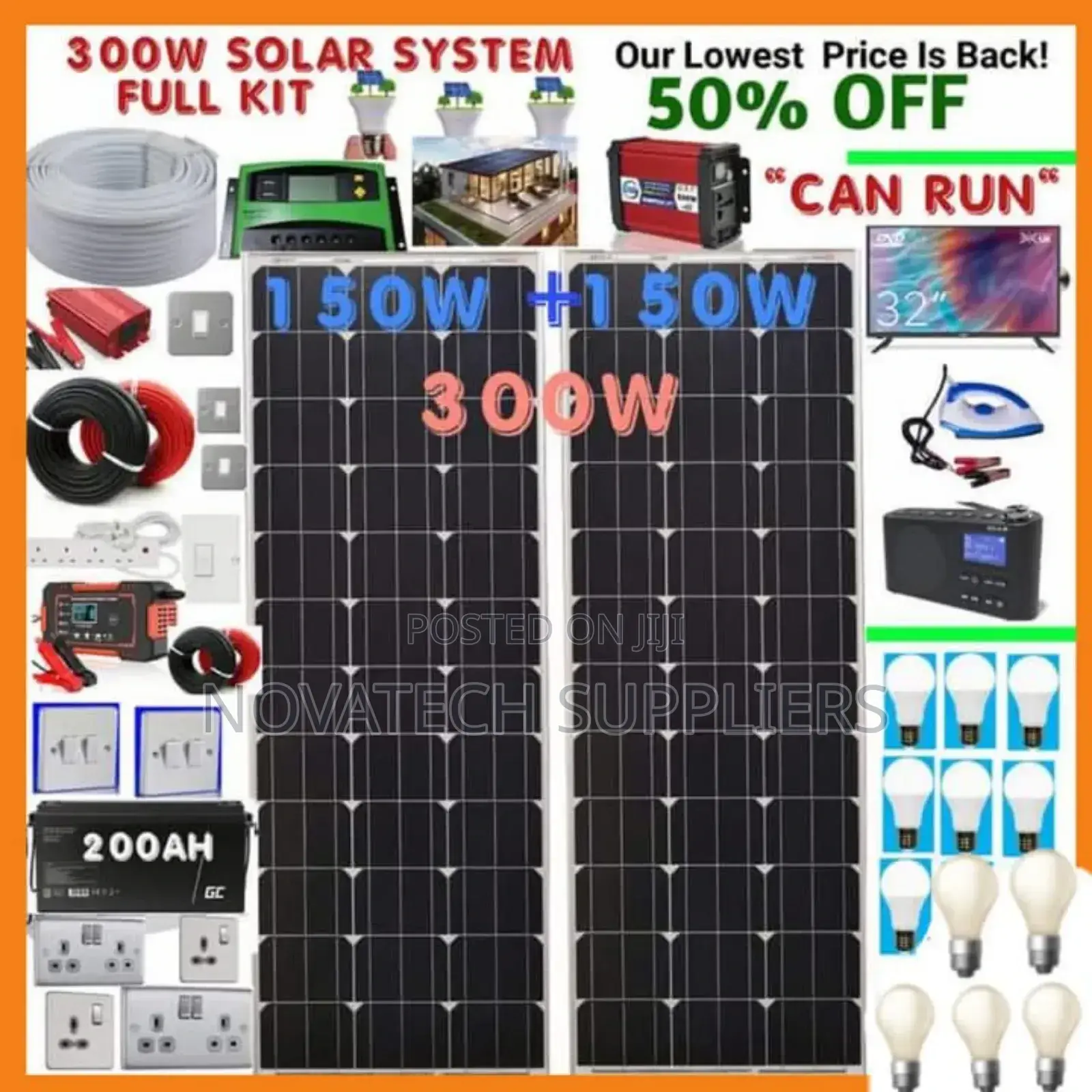 300W Solar Energy System Kit / Kamuli Solar