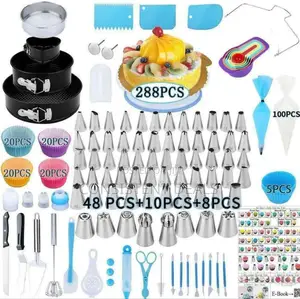 288pcs Cake Baking and Decorating Set