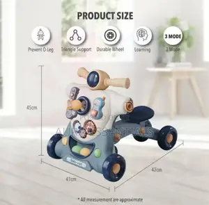 3 in 1 Baby Walker Anti-Roller Walkers