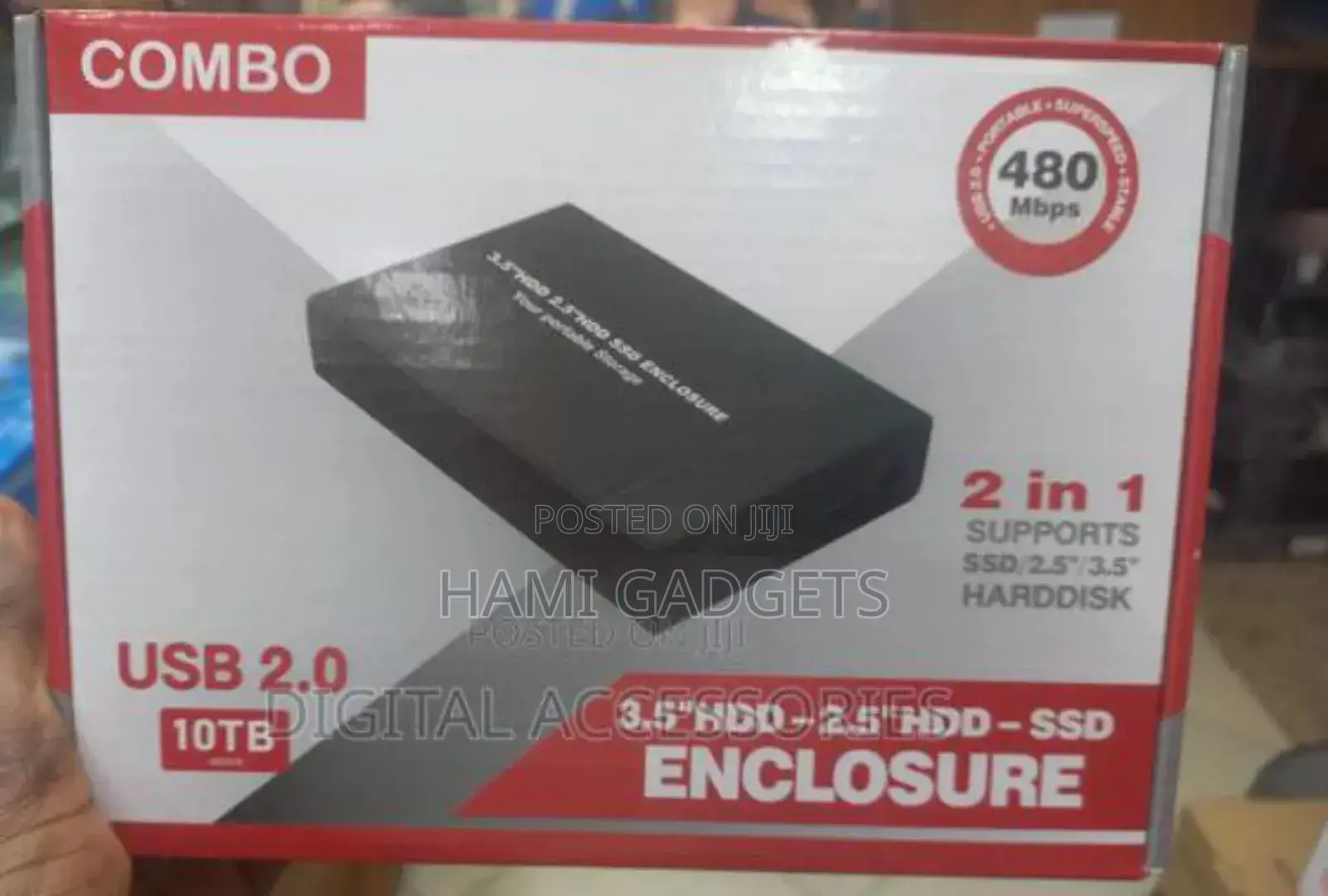 Enclosure 2in1 HDD and SSD Usb 2.0