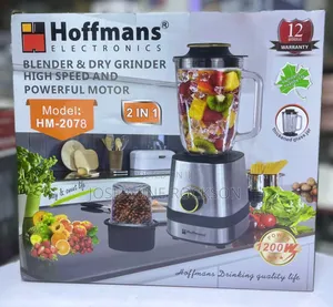 2 in 1 High Speed Powerful Motor Blender Dry Grinder