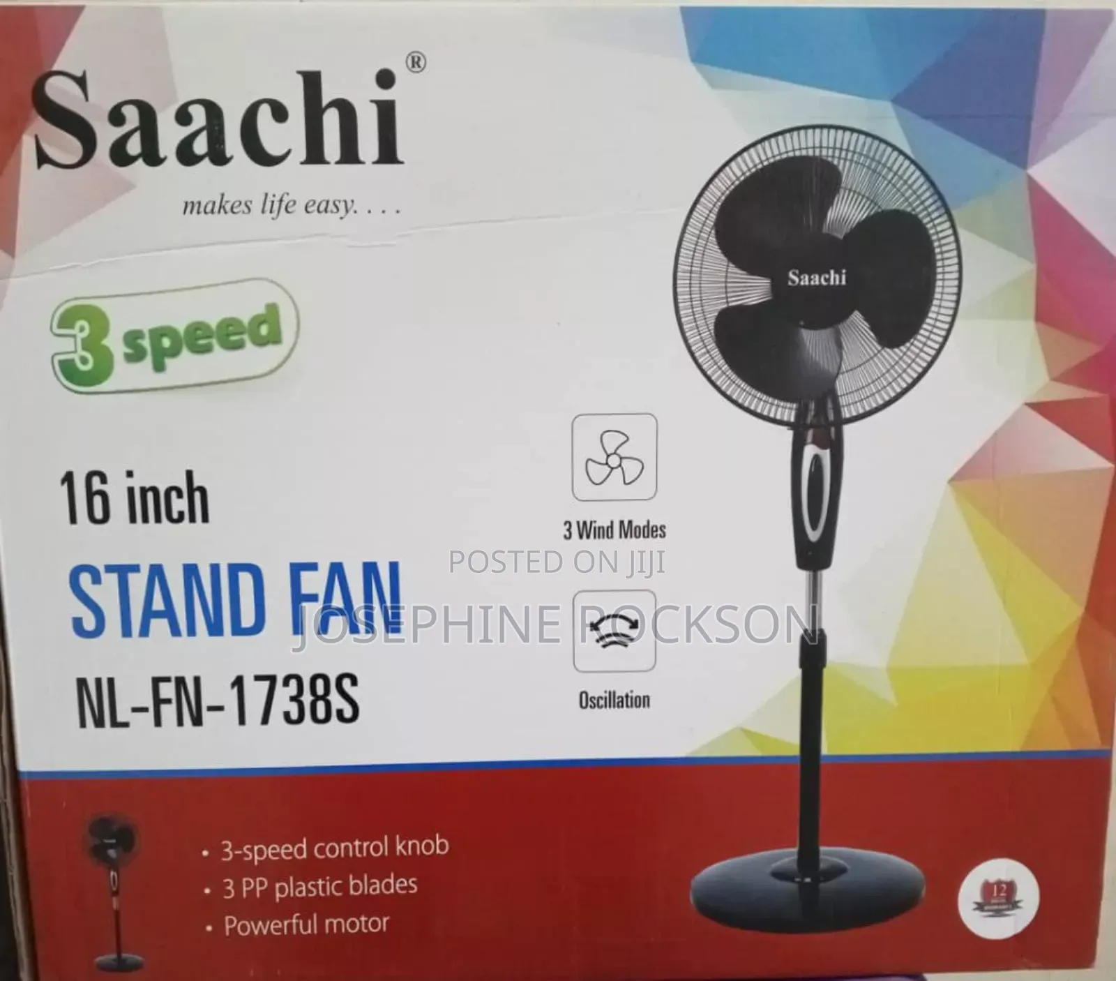 16 Inch Stand Fan