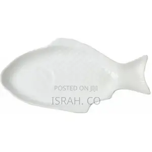 19 Inch Steak, Fish Plate Tray Dinner Platter, Bowl- White