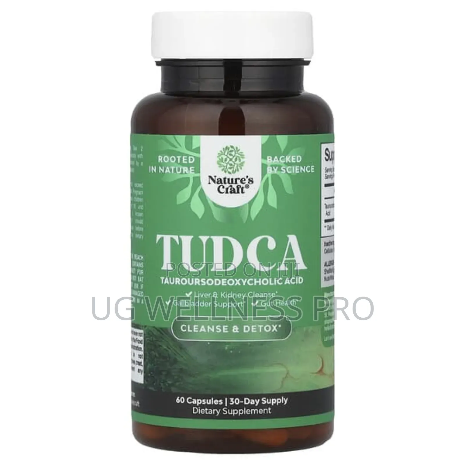 Nature's Craft, Tudca, Tauroursodeoxycholic Acid, 60 Caps