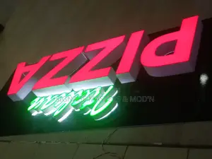 3d PIZZA Sign
