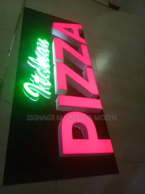 3d PIZZA Sign