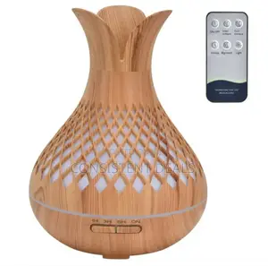 Ultrasonic Wooden Air Humidifier Aroma Diffisrt
