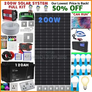 200W Complete Solar Power Kit / All Top Solar