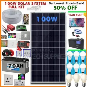 100W Complete Solar Power Kit / Zain Solar