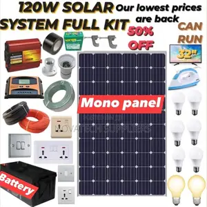 120W Solar Power Full System/ Baku Solar