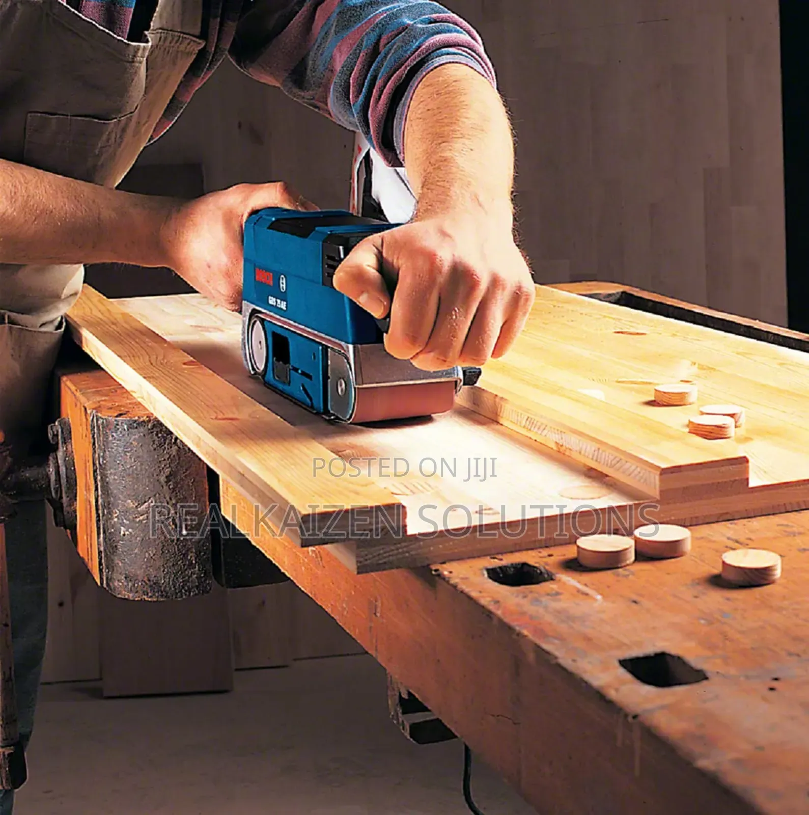 German Bosch Professional 75mm Belt Sander 750w