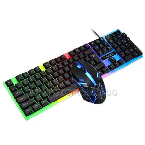 Gaming Keyboard and Mouse With Background Light Mouse