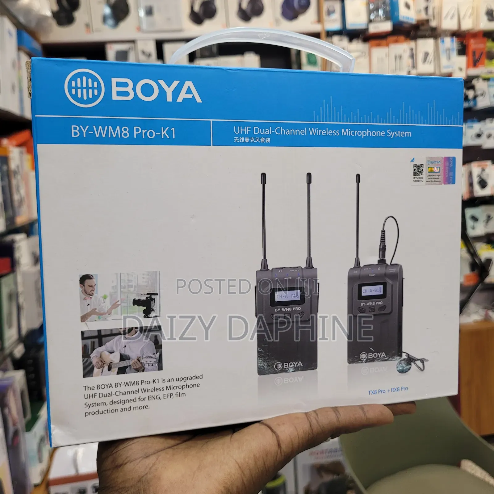 By-WM8 Pro- Boya Wireless Microphone
