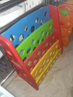 4layers Movable Plastic School, Office Kids Bookcase Rack