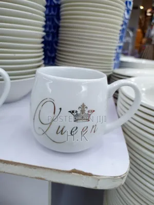 King and Queen Ceramic Coffee Mugs (12pieces)