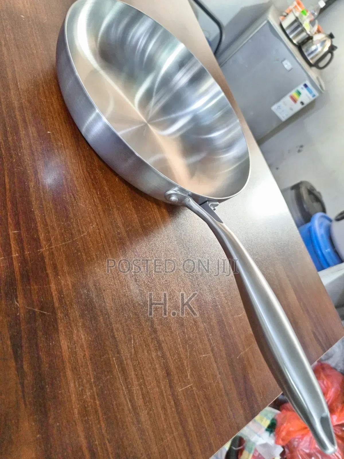 26cm Lunkai 304 Stainless Steel Frying Pan