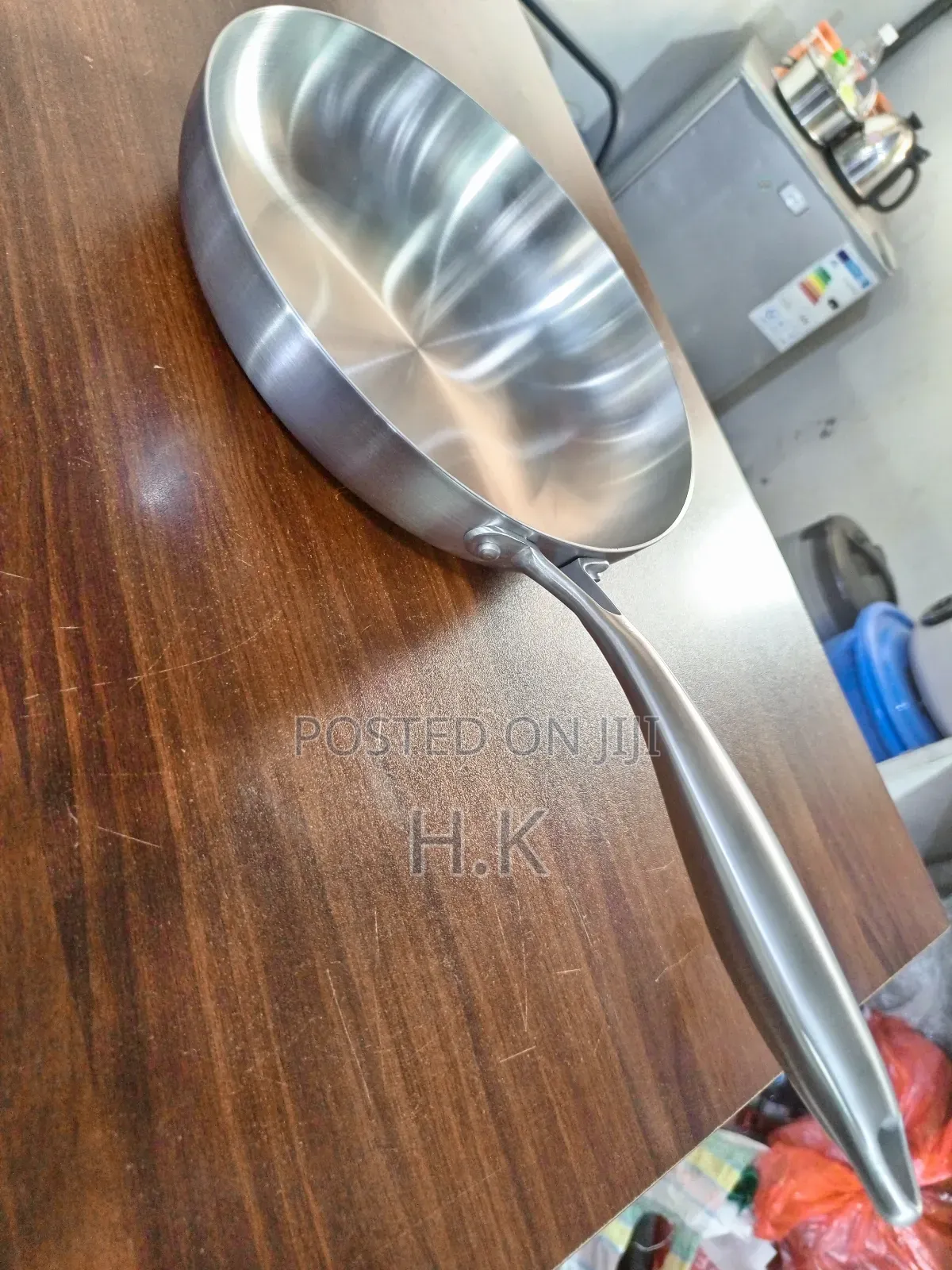 26cm Lunkai 304 Stainless Steel Frying Pan