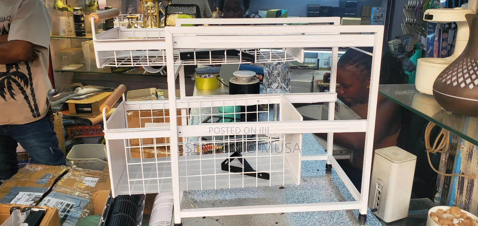 Zoutyi 2-Tier Under Sink Organizer | Kitchen,Countertop.