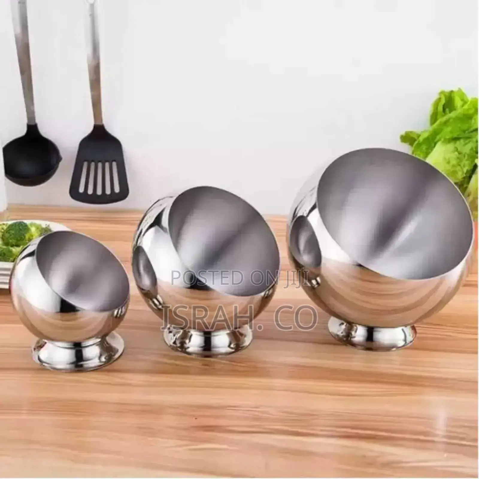 3 Pc Seasoning Serving Bowl With Lids Sugar Salt Storage