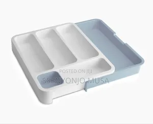 Expandable Cutlerytray Durable Drawer/Table Organizer,Green