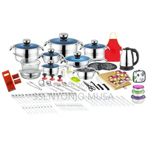 100pcs Stainless Steelcookware Set/Durable,Kitchenessentials