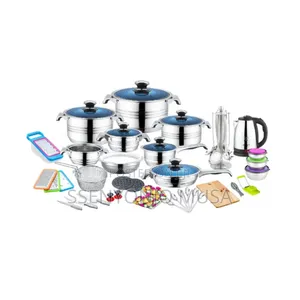 100pcs Stainless Steelcookware Set/Durable,Kitchenessentials
