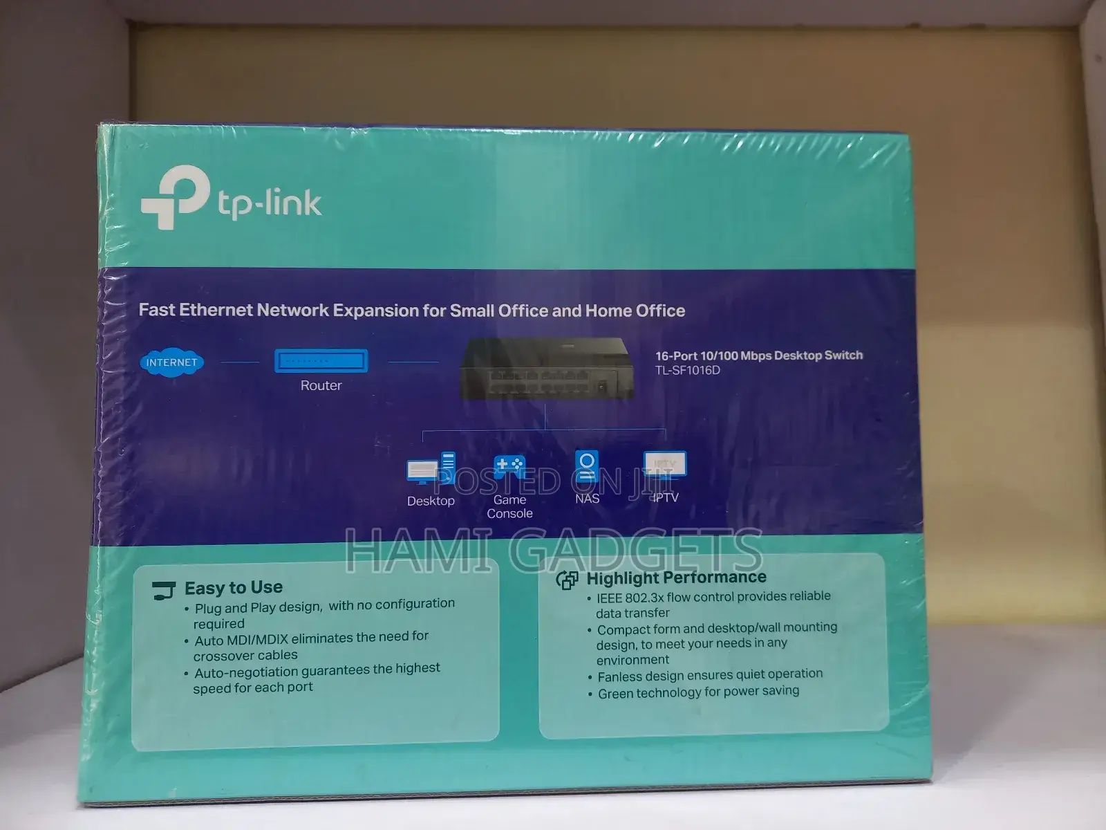 Tplink 16port Desktop Switch TL-SF1016D
