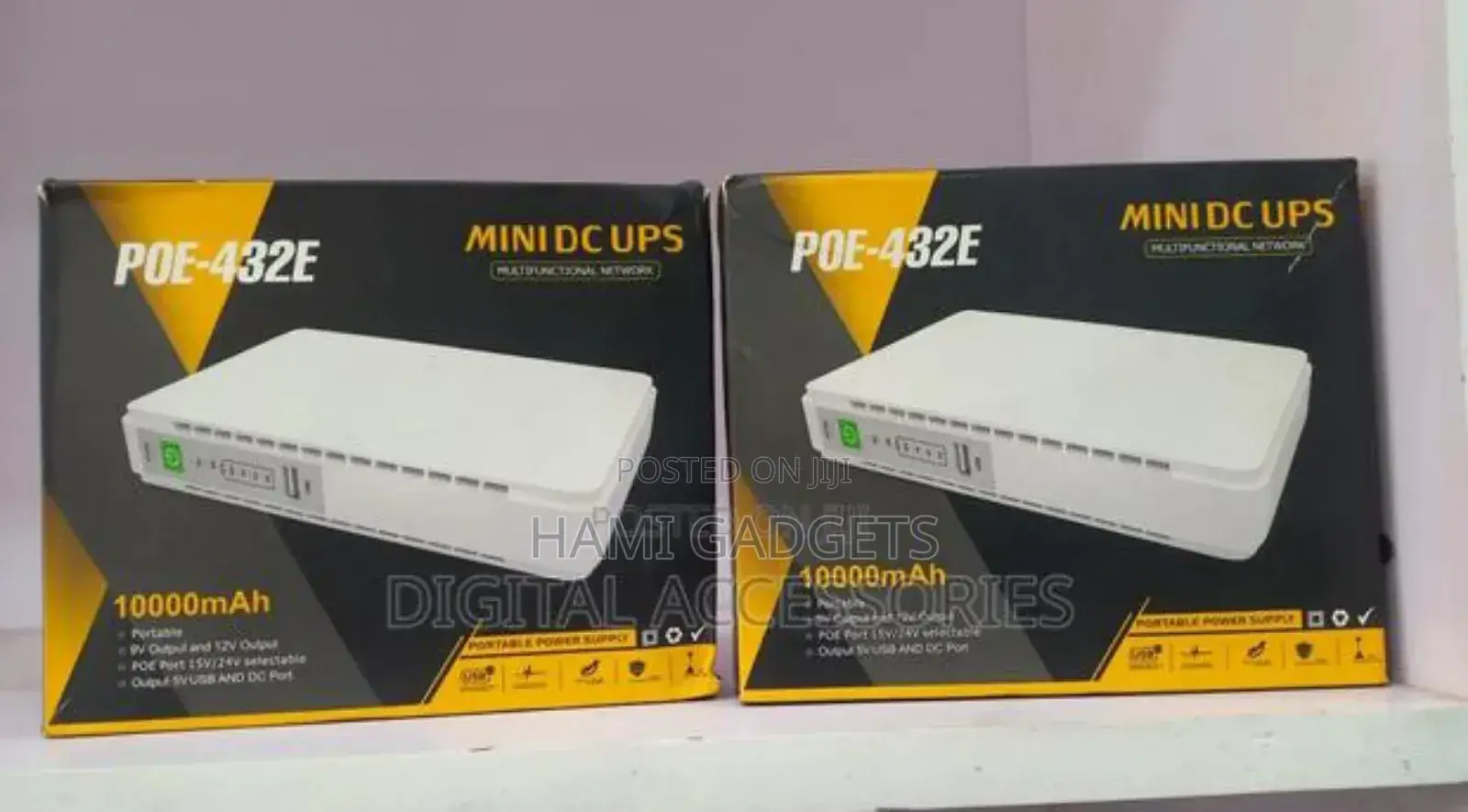 Mini DC Ups Poe 432E 1000mah