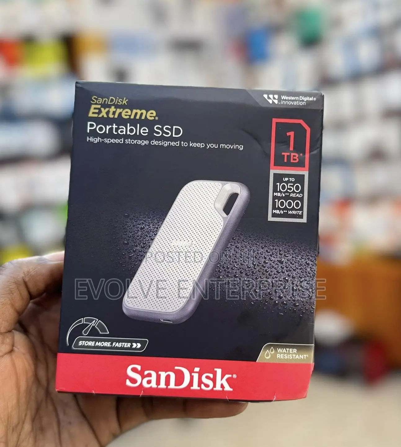 Sandisk Extreme Portable SSD 1tb Disk Hard Drive