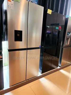 Hisense 4door Side by Side Refrigerator Silver
