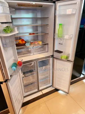 Hisense 4door Side by Side Refrigerator Silver