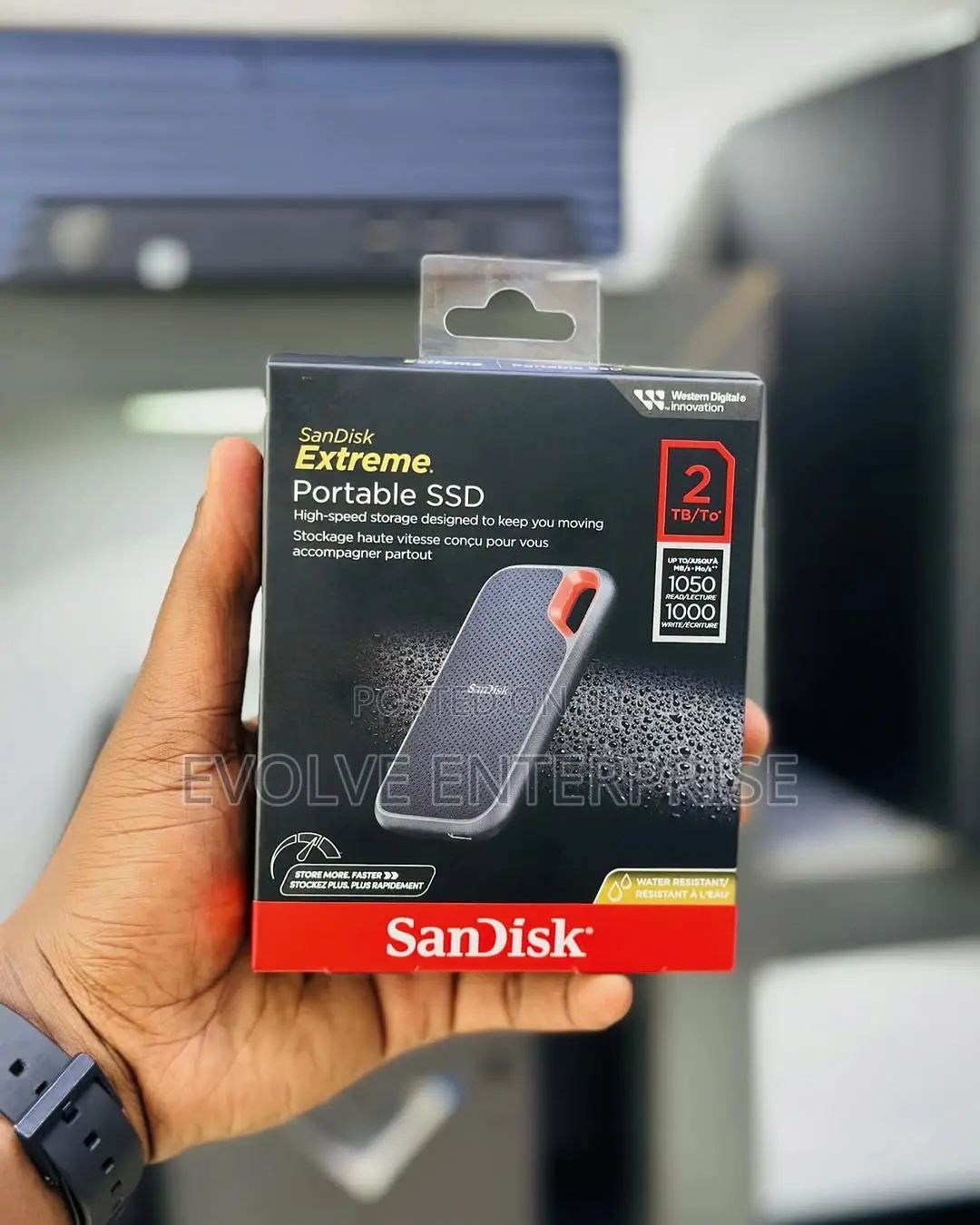 Sandisk Extreme Portable SSD Drive 2tb External Hard Drive